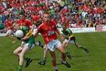 Description: Mark Buckley on the Cork Primary Schools Team during the half time break at the Munster Football Final at Killarney&nbsp;|&nbsp;Copyright: Photo Courtesy of George Hatchell