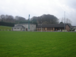 Description: Top Goal of the Pitch from the Dug out&nbsp;|&nbsp;Author: Niall Collins&nbsp;|&nbsp;Copyright: Doheny GAA Club